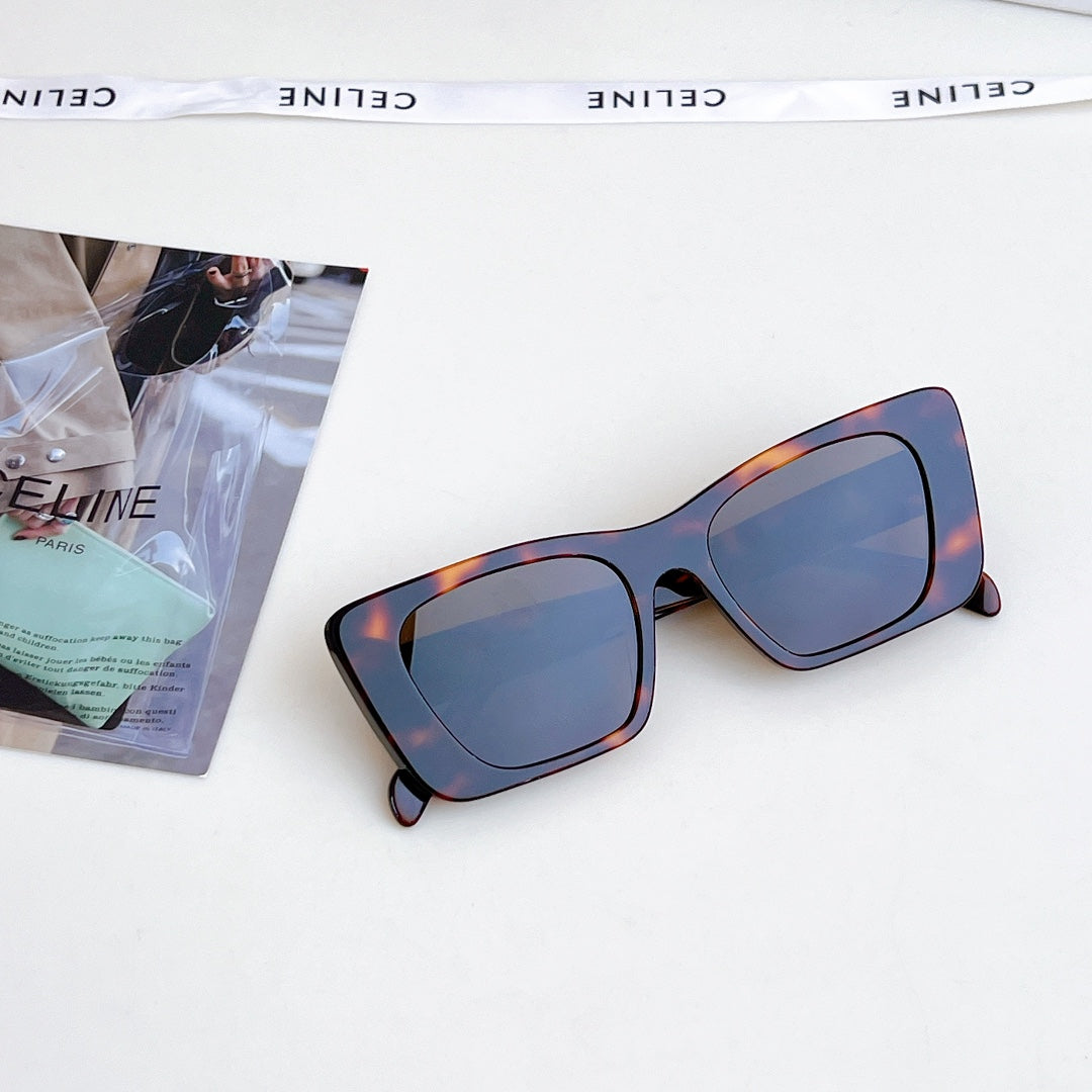 CELINE TRIOMPHE SQUARE SUNGLASSES CL4S492 IN ACETATE