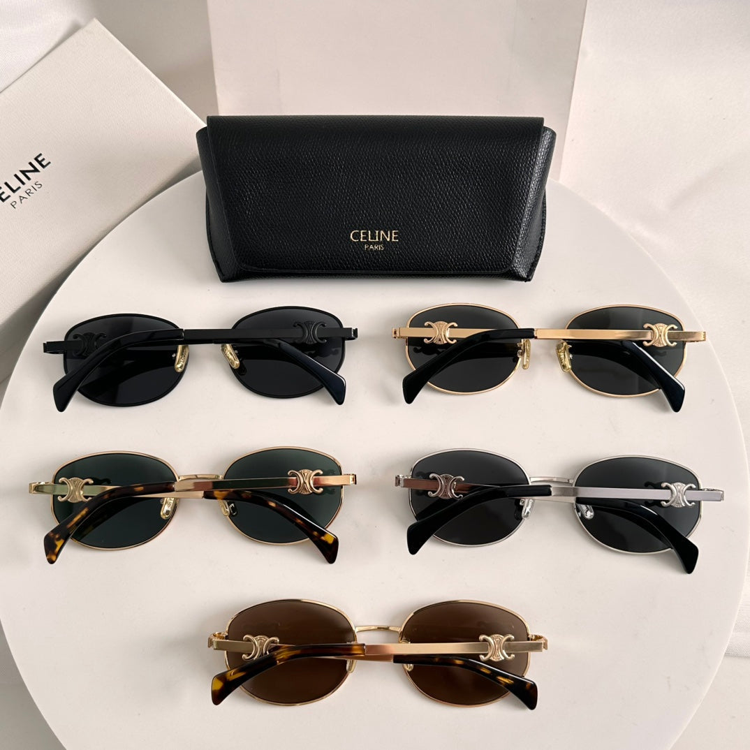 CELINE TRIOMPHE SUNGLASSES CL40069U IN METAL