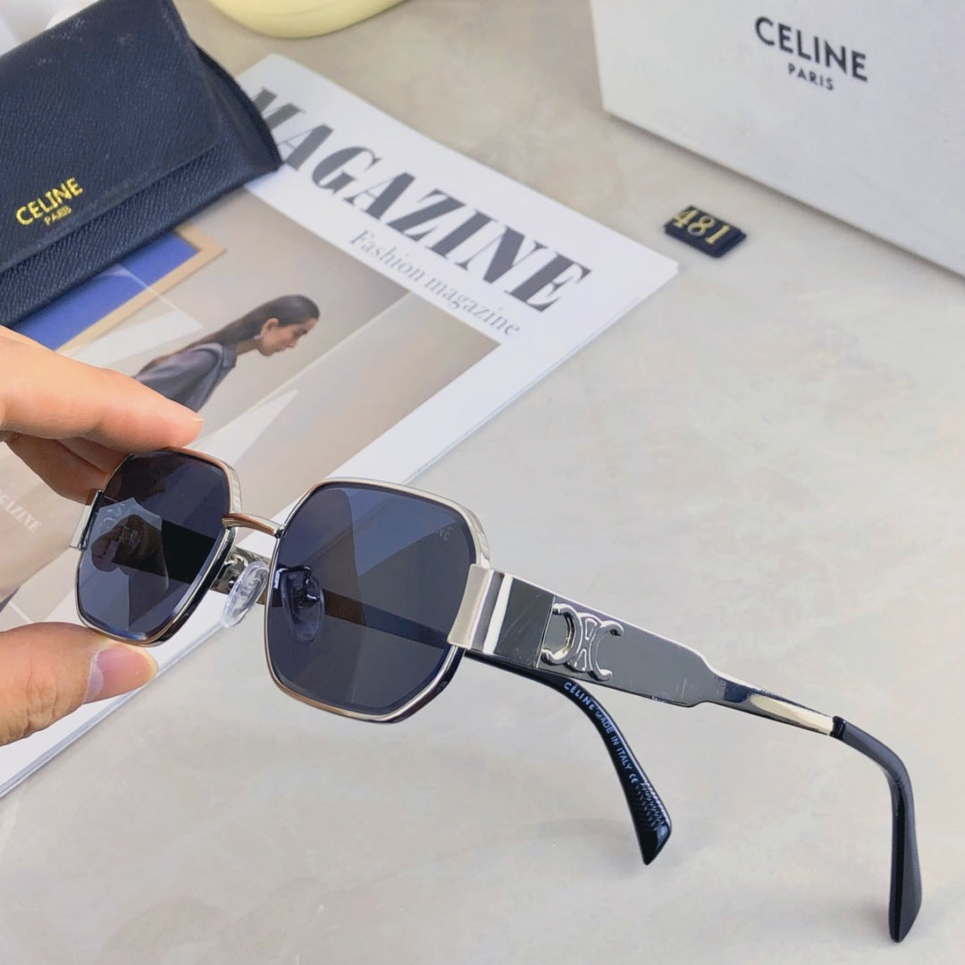 CELINE TRIOMPHE SUNGLASSES 501780 IN METAL