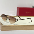 CARTIER TRIANGLE FRAME SUNGLASSES CT0334S IN METAL