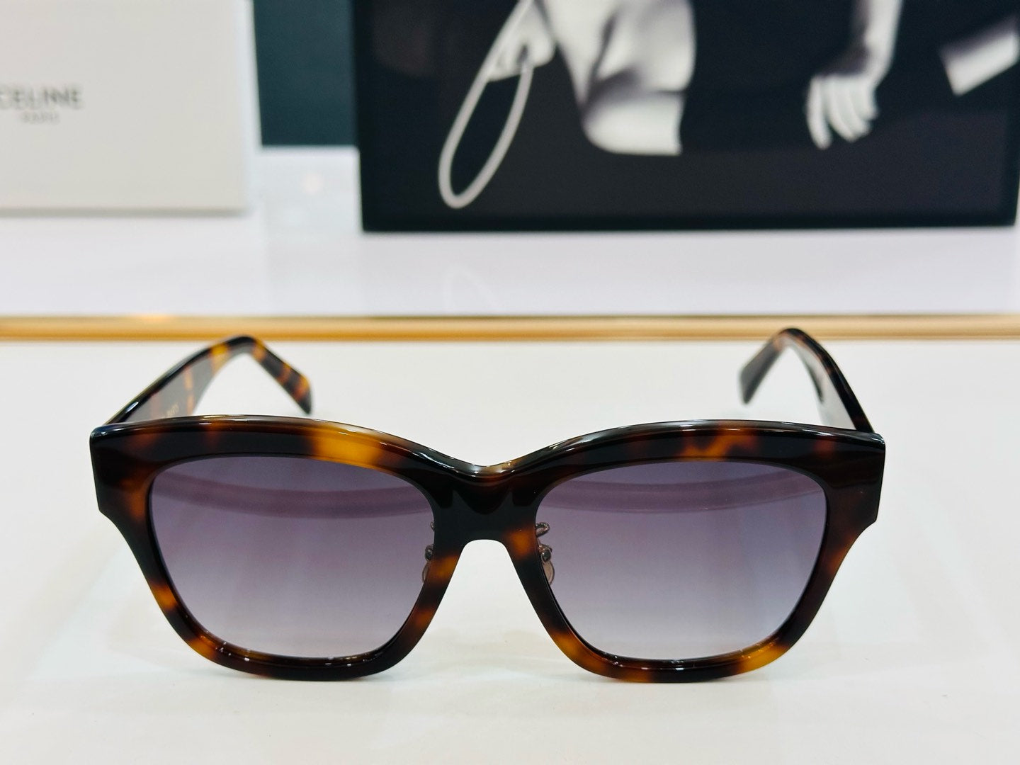 CELINE TRIOMPHE SUNGLASSES CL40253F IN ACETATE