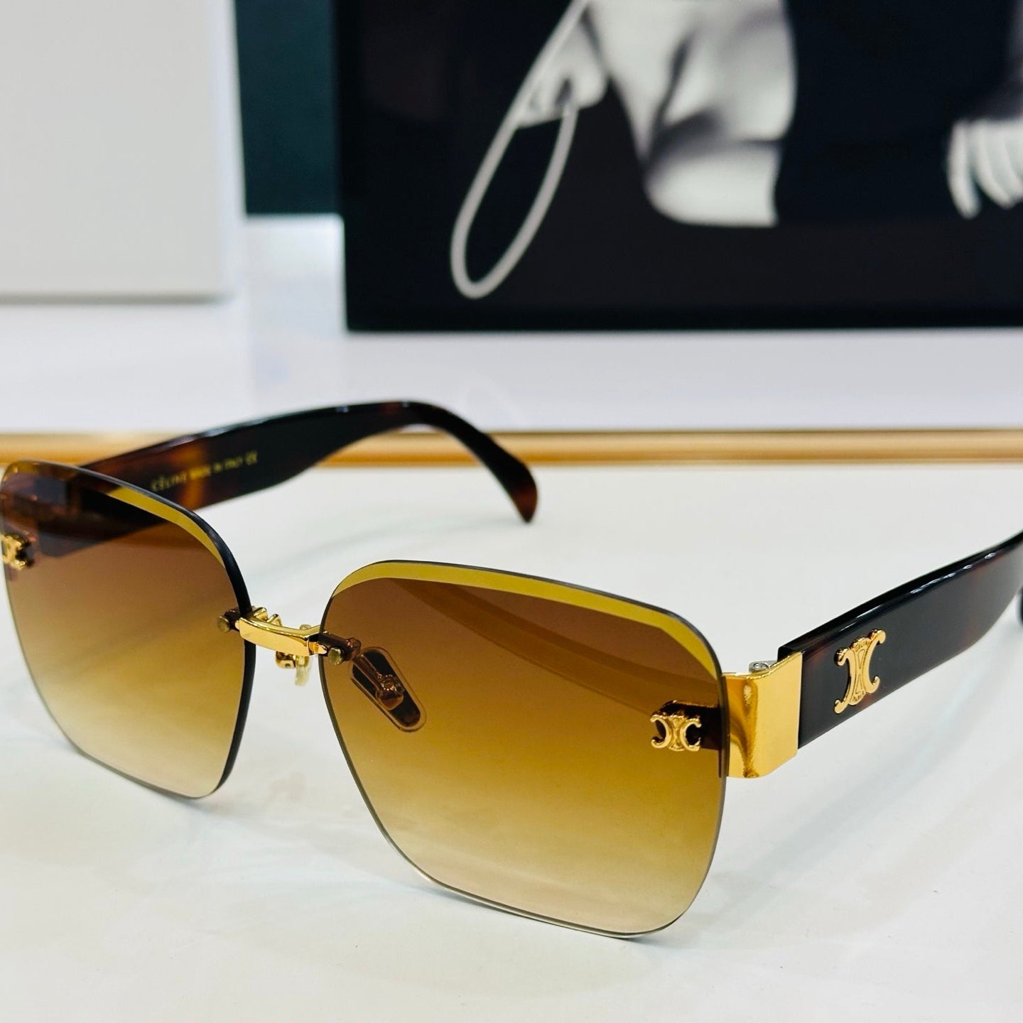 CELINE TRIOMPHE SUNGLASSES CL8031 IN ACETATE