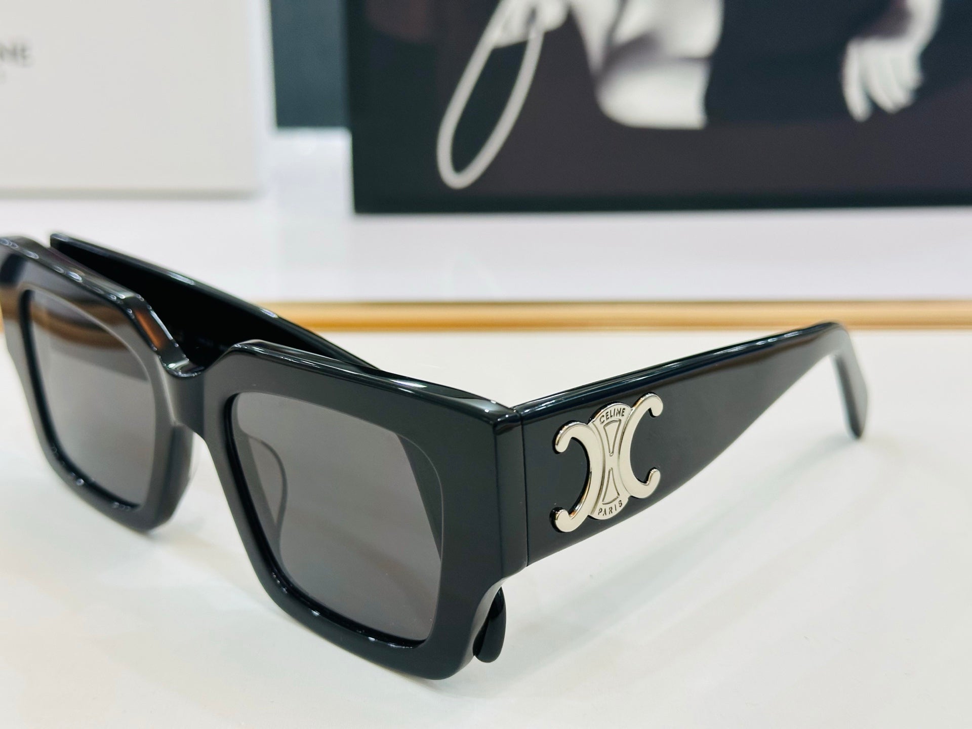 CELINE TRIOMPHE SUNGLASSES CL40499 IN ACETATE