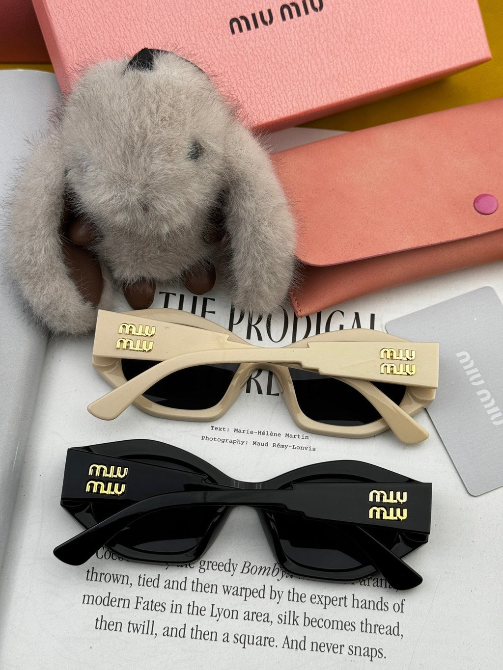 MIU MIU LOGO SUNGLASSES M7232 IN ACETATE