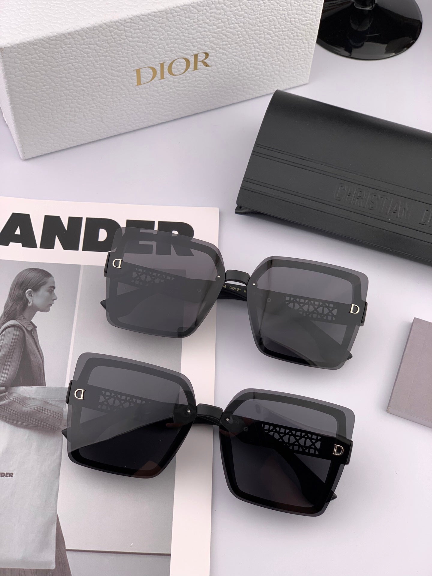 DIOR MONTAIGNE SUNGLASSES CD1086 IN ACETATE