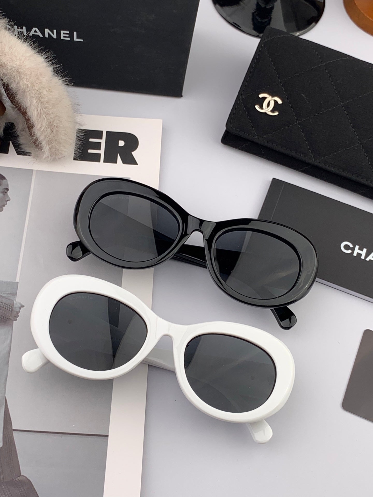 CHANEL CAT EYE SUNGLASSES CH0602 IN ACETATE
