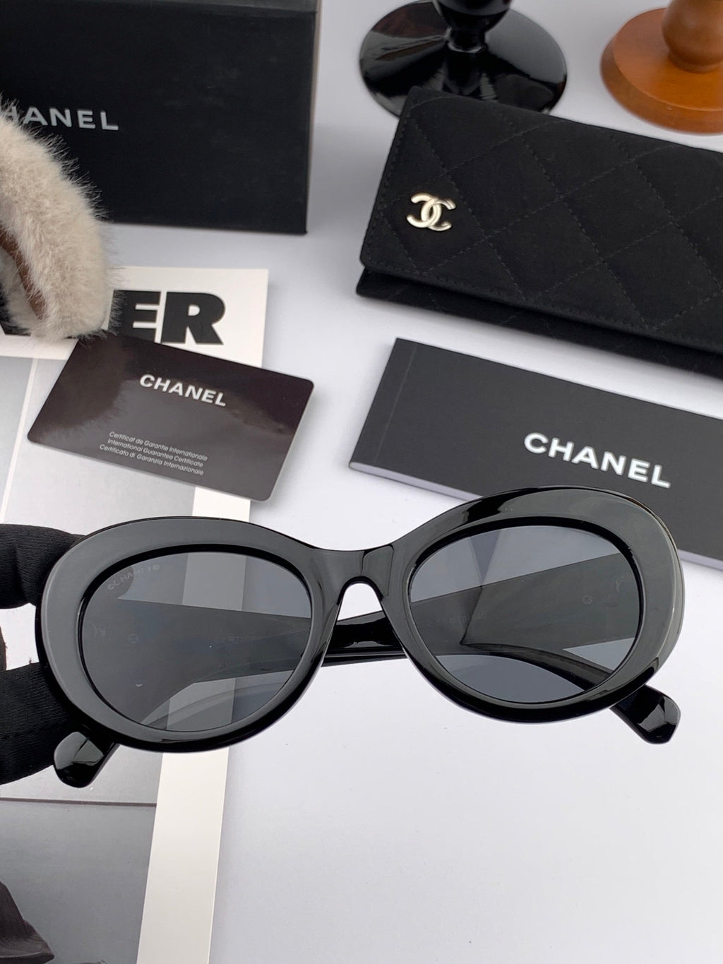 CHANEL CAT EYE SUNGLASSES CH0602 IN ACETATE