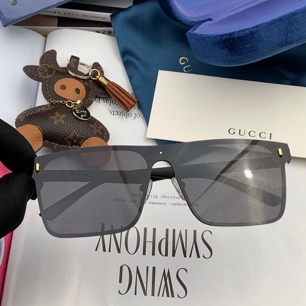 GUCCI RECTANGULAR FRAME SUNGLASSES G7809 IN METAL
