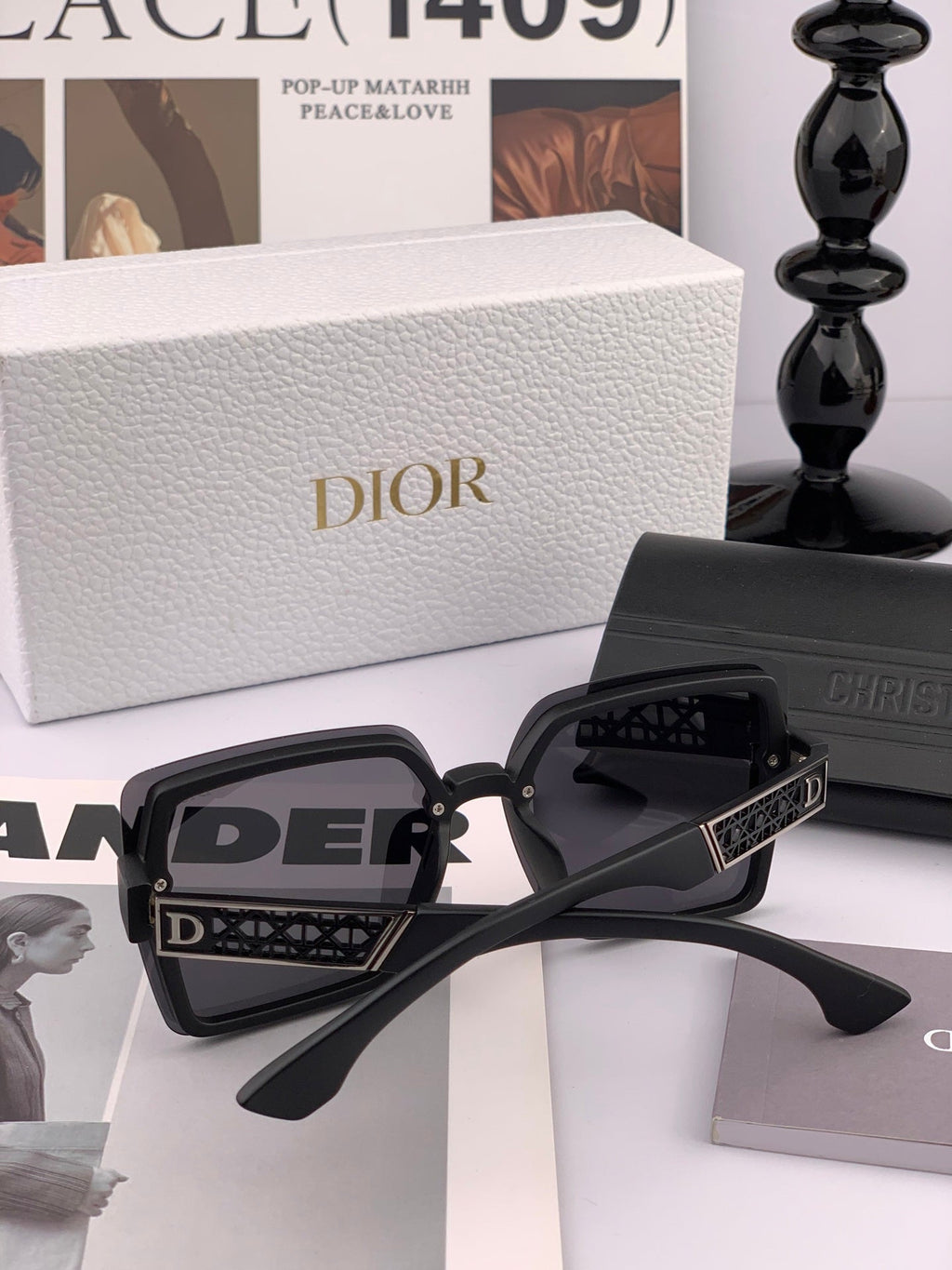 DIOR MONTAIGNE SUNGLASSES CD1086 IN ACETATE