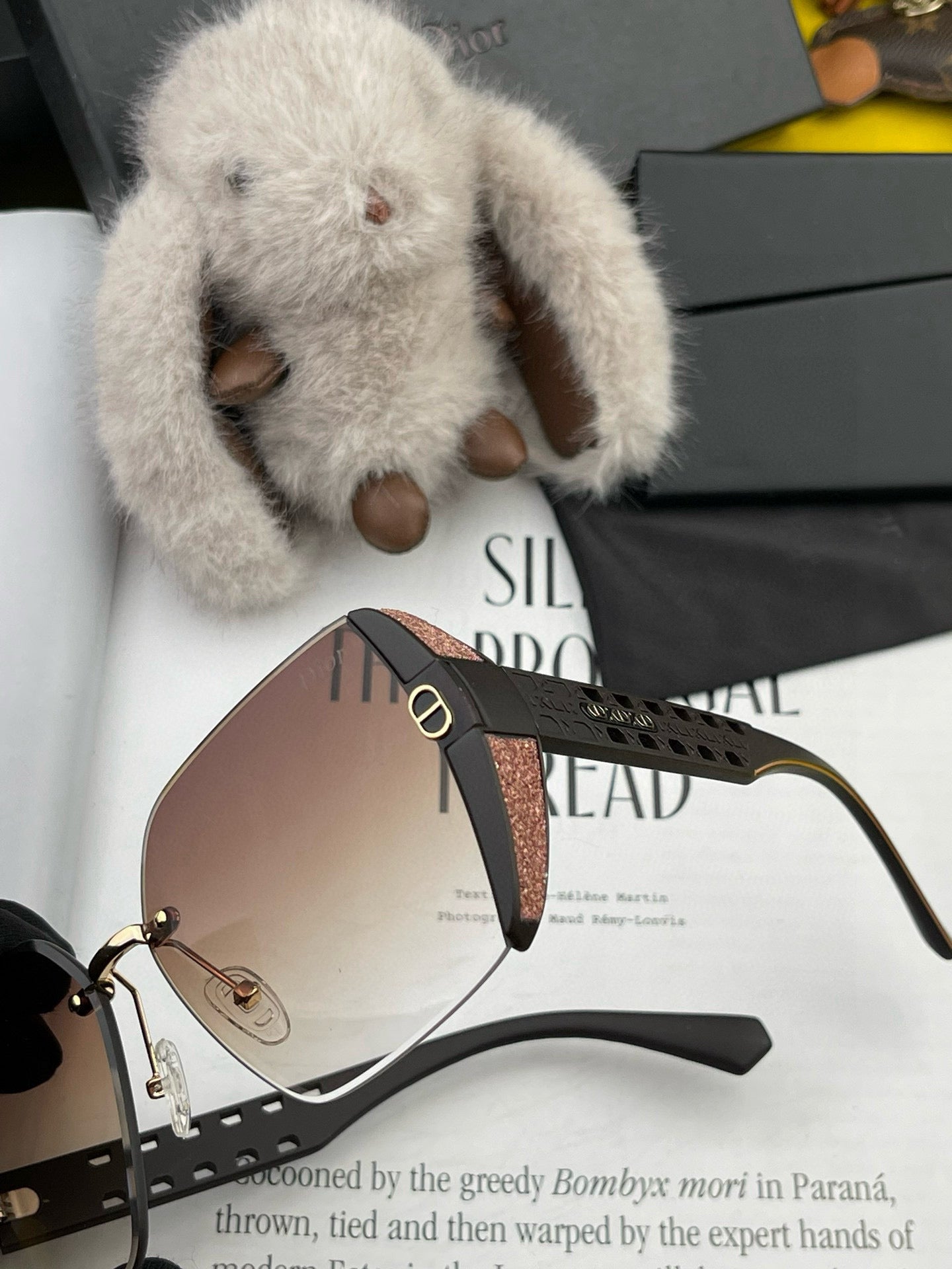 DIOR MONTAIGNE SQUARE SUNGLASSES CD5296 IN ACETATE