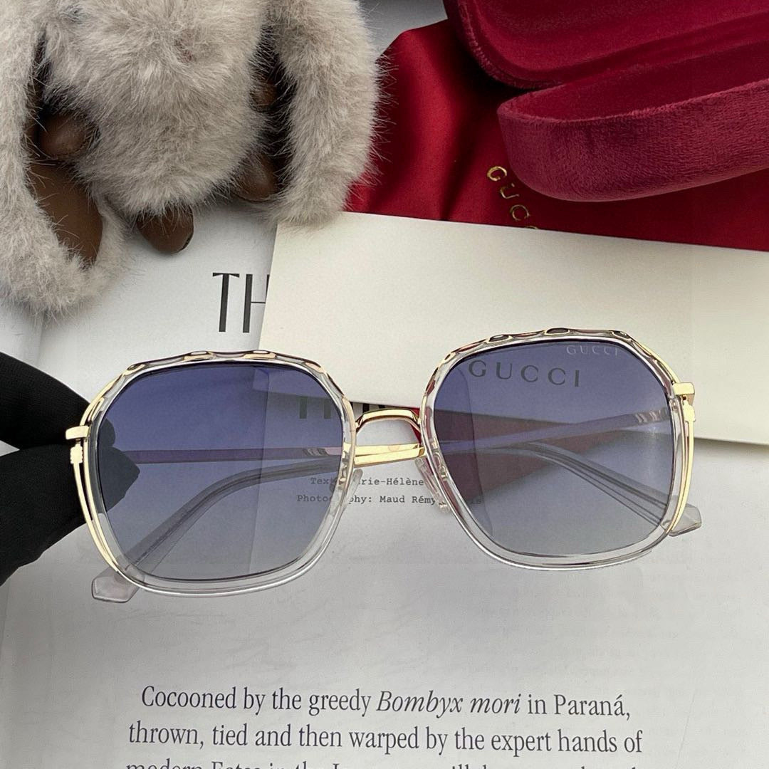 GUCCI SQUARE FRAME SUNGLASSES G6581 IN ACETATE AND METAL