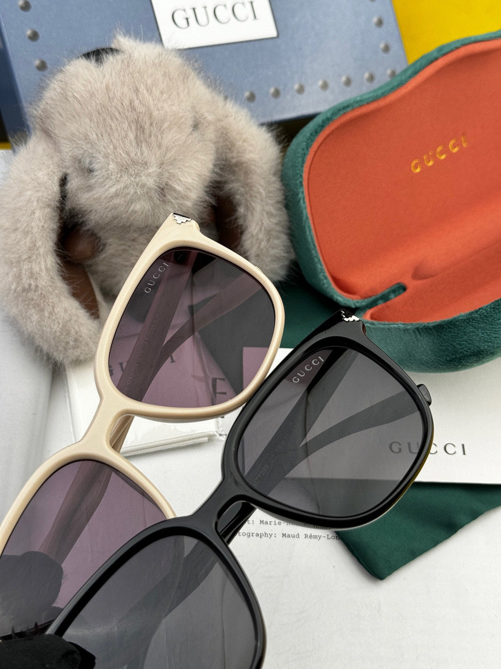GUCCI SQUARE FRAME SUNGLASSES G87722 IN ACETATE