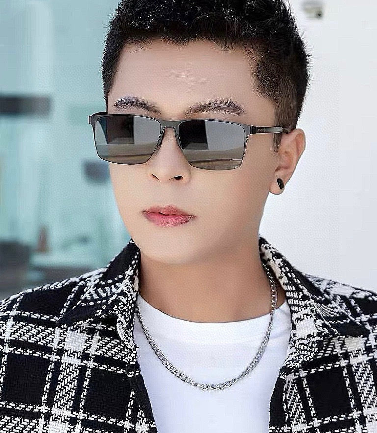 GUCCI RECTANGULAR FRAME SUNGLASSES G2805 IN METAL