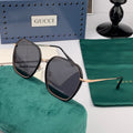 GUCCI SQUARE FRAME SUNGLASSES G8384 IN METAL AND ACETATE