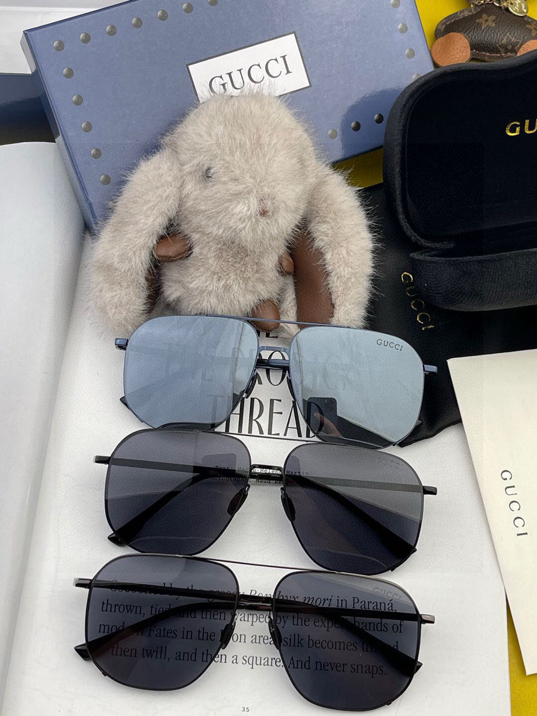 GUCCI NAVIGATOR FRAME SUNGLASSES G0227 IN METAL