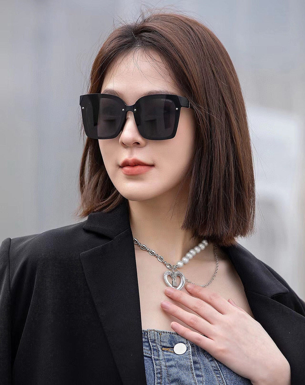 LOUIS VUITTON SQUARE SUNGLASSES L1765 IN ACETATE