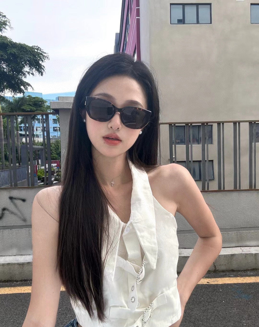 GUCCI BUTTERFLY FRAME SUNGLASSES G9317 IN ACETATE