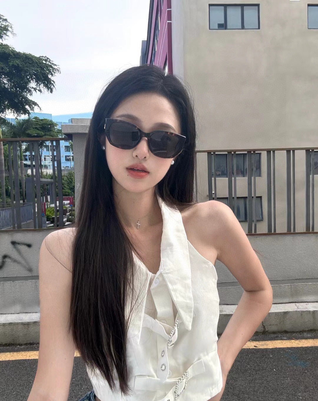GUCCI BUTTERFLY FRAME SUNGLASSES G9317 IN ACETATE