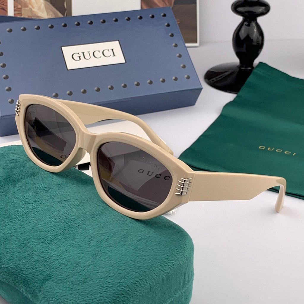 GUCCI OVAL FRAME SUNGLASSES G0111 IN ACETATE