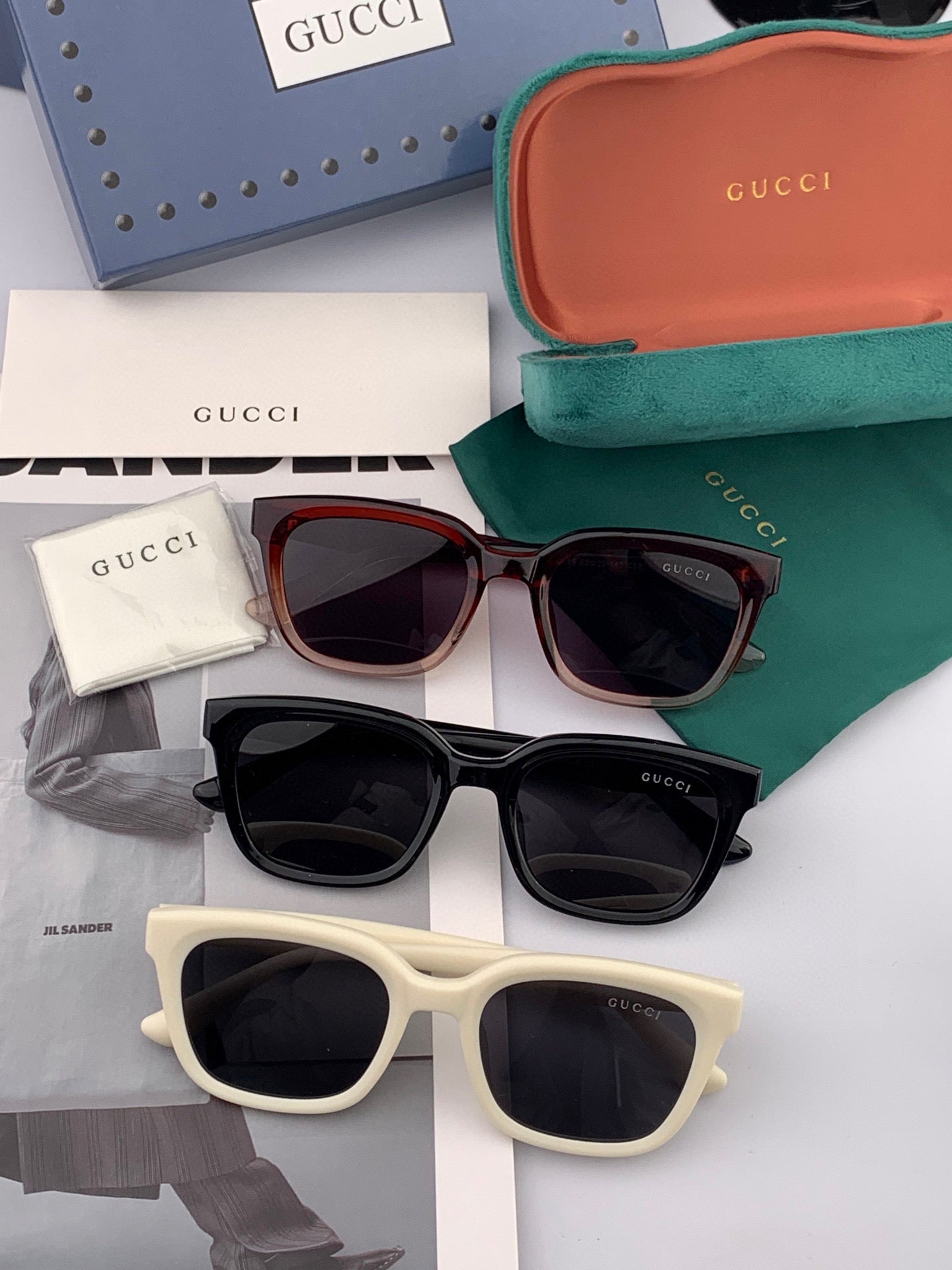 GUCCI SQUARE FRAME SUNGLASSES G5108 IN ACETATE