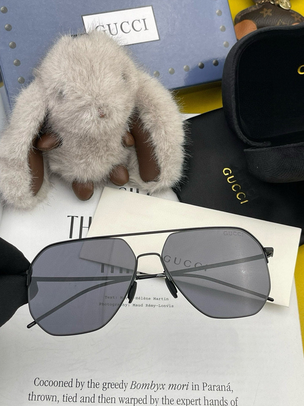 GUCCI NAVIGATOR FRAME SUNGLASSES G3227 IN METAL