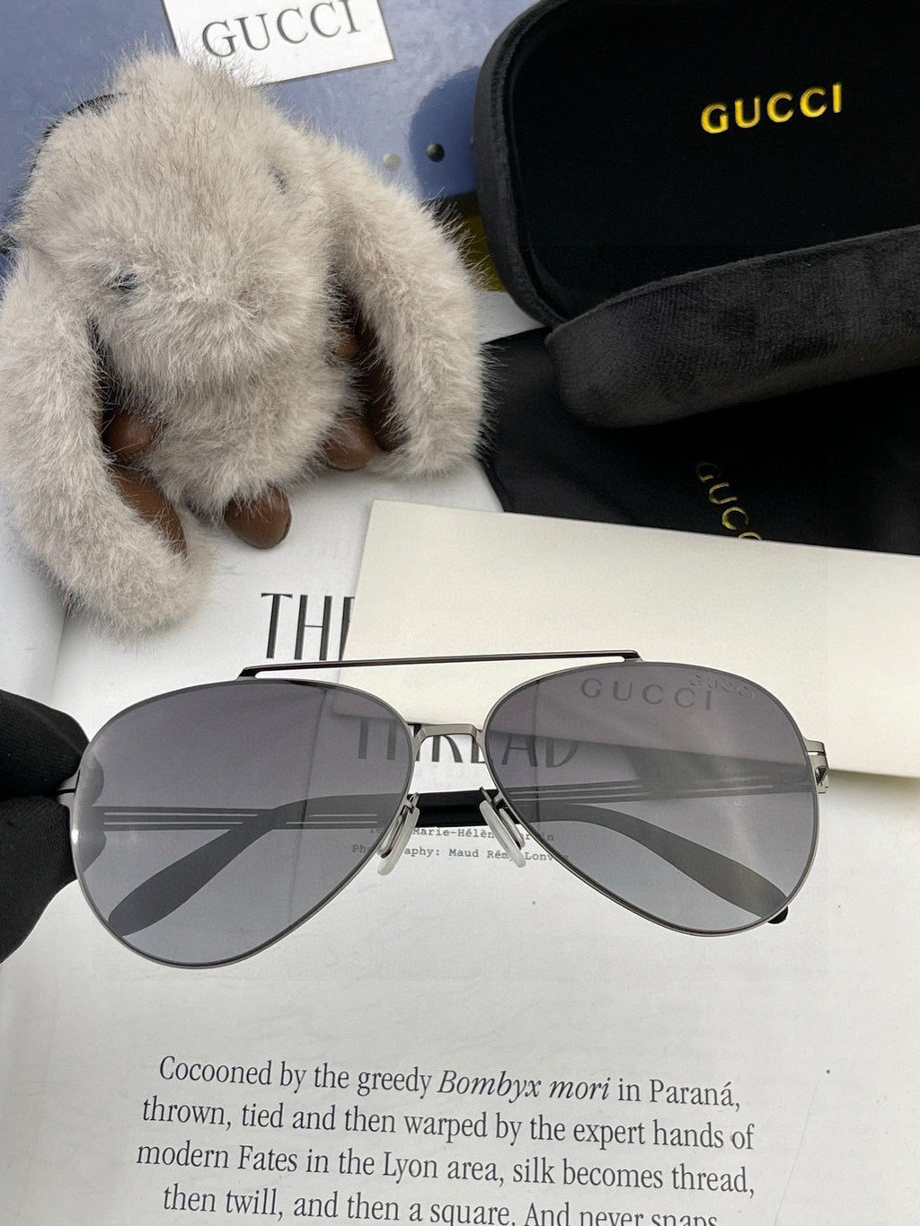 GUCCI AVATOR FRAME SUNGLASSES G6705 IN METAL