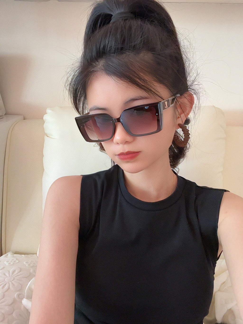 LOUIS VUITTON SQUARE SUNGLASSES L4310 IN ACETATE