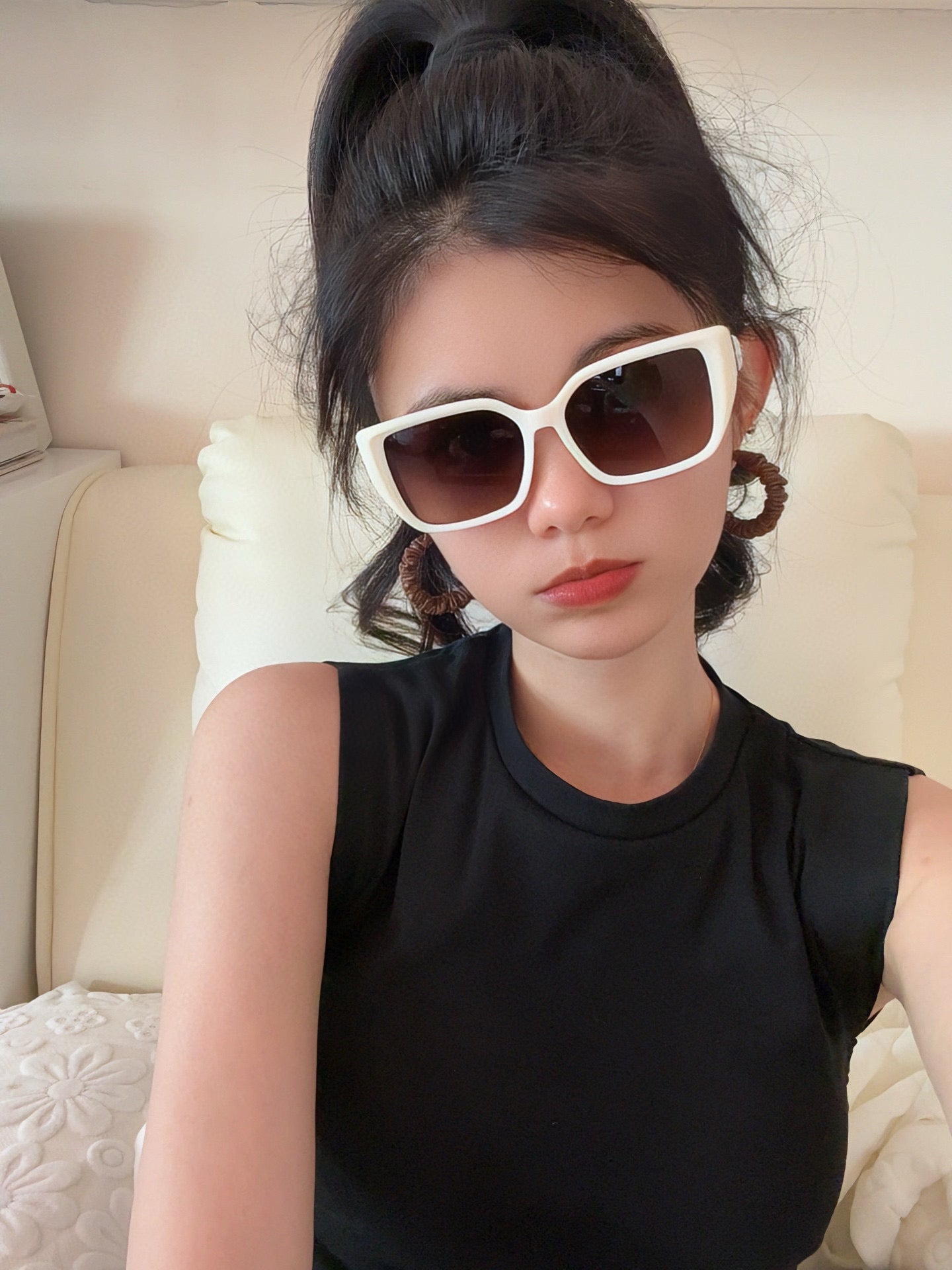 LOUIS VUITTON SQUARE SUNGLASSES L6221 IN ACETATE