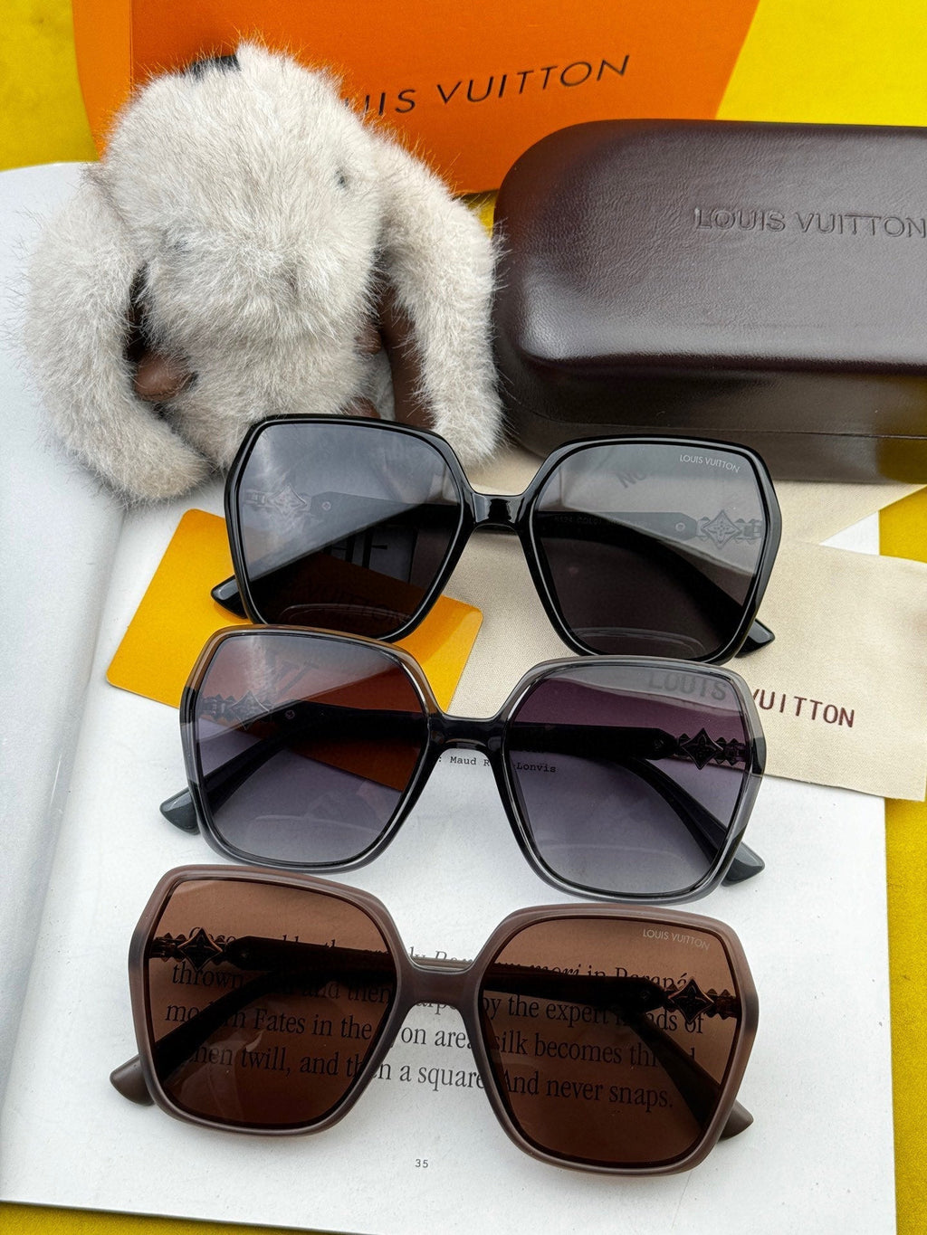 LOUIS VUITTON SQUARE SUNGLASSES L4612 IN ACETATE