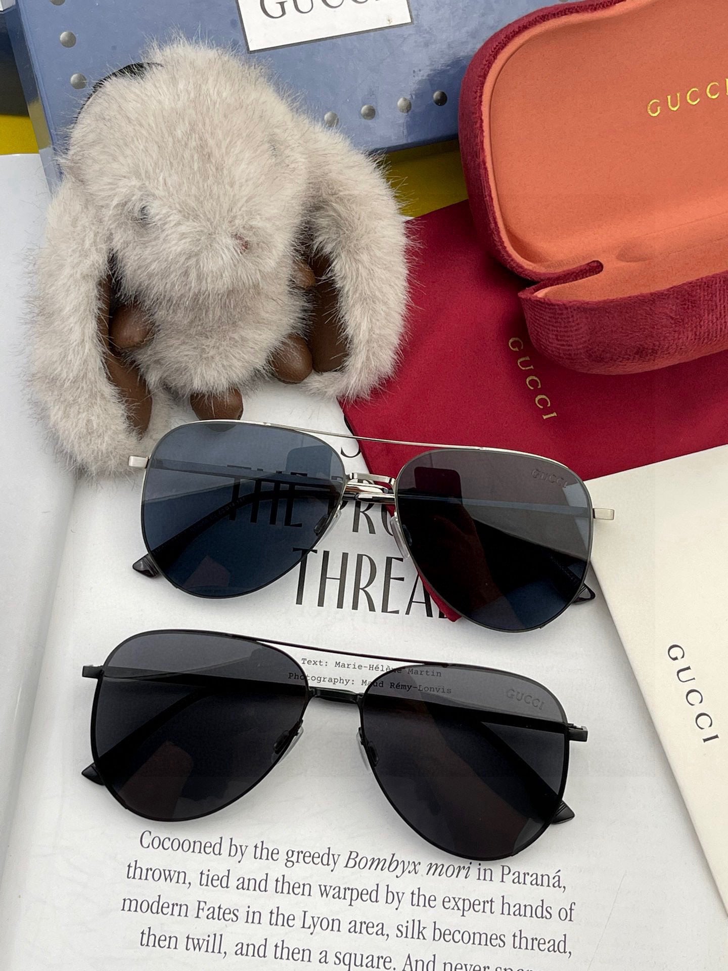 GUCCI AVIATOR FRAME SUNGLASSESG81808 IN METAL