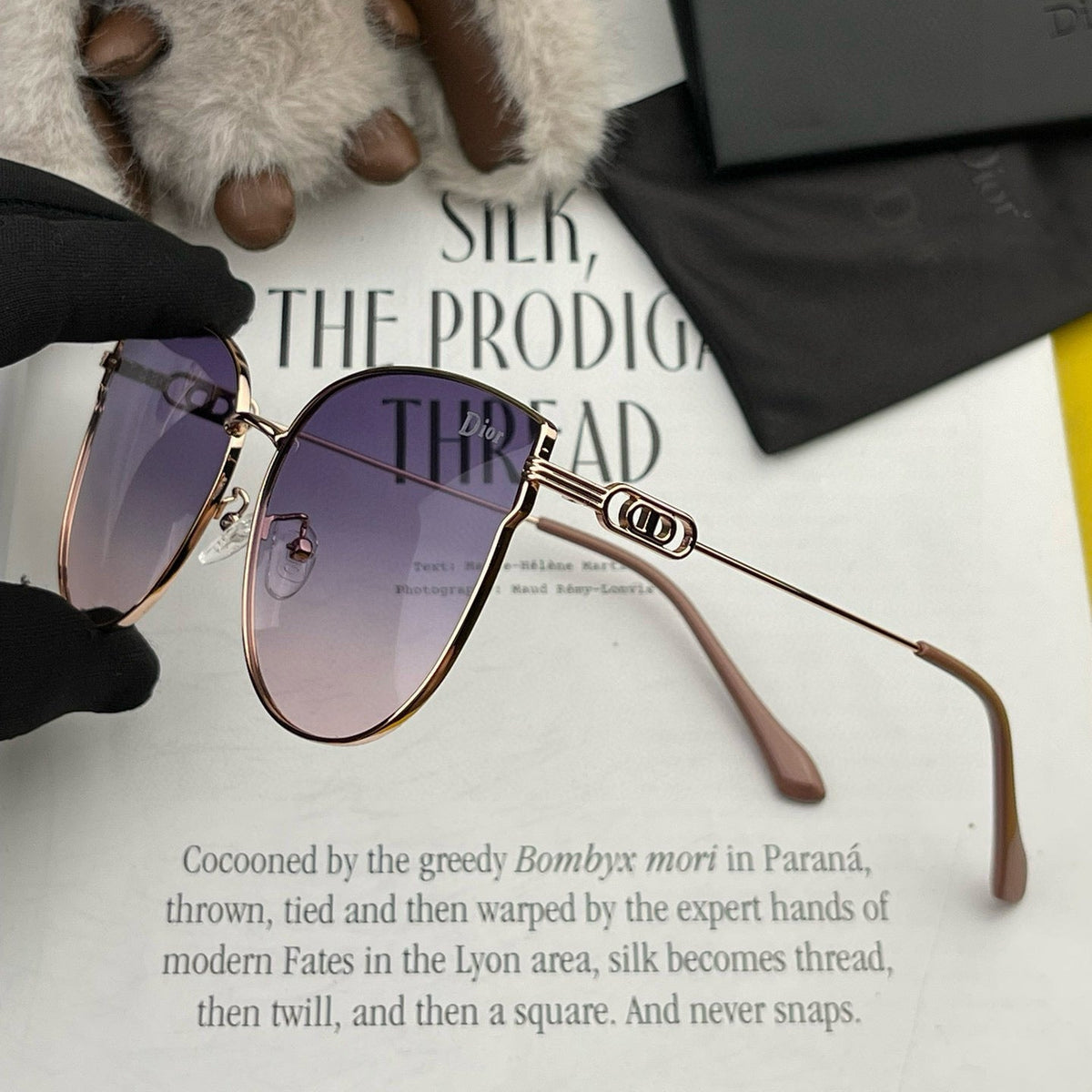 DIOR MONTAIGNE SUNGLASSES CD4311 IN METAL