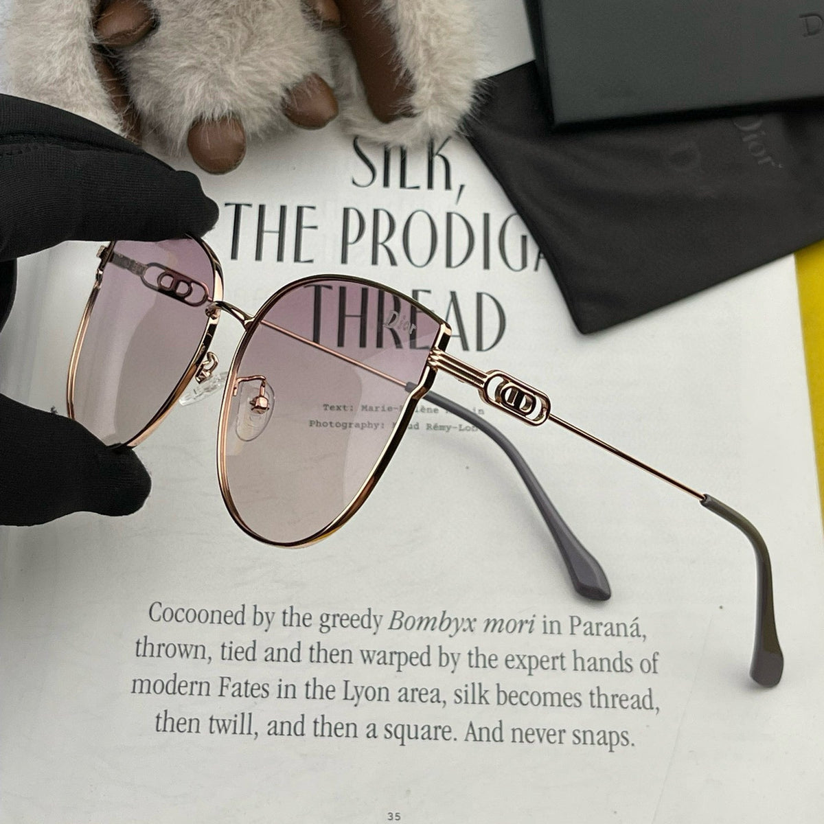 DIOR MONTAIGNE SUNGLASSES CD4311 IN METAL