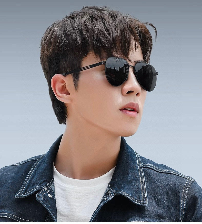 LOUIS VUITTON PILOT SUNGLASSES L186 IN METAL