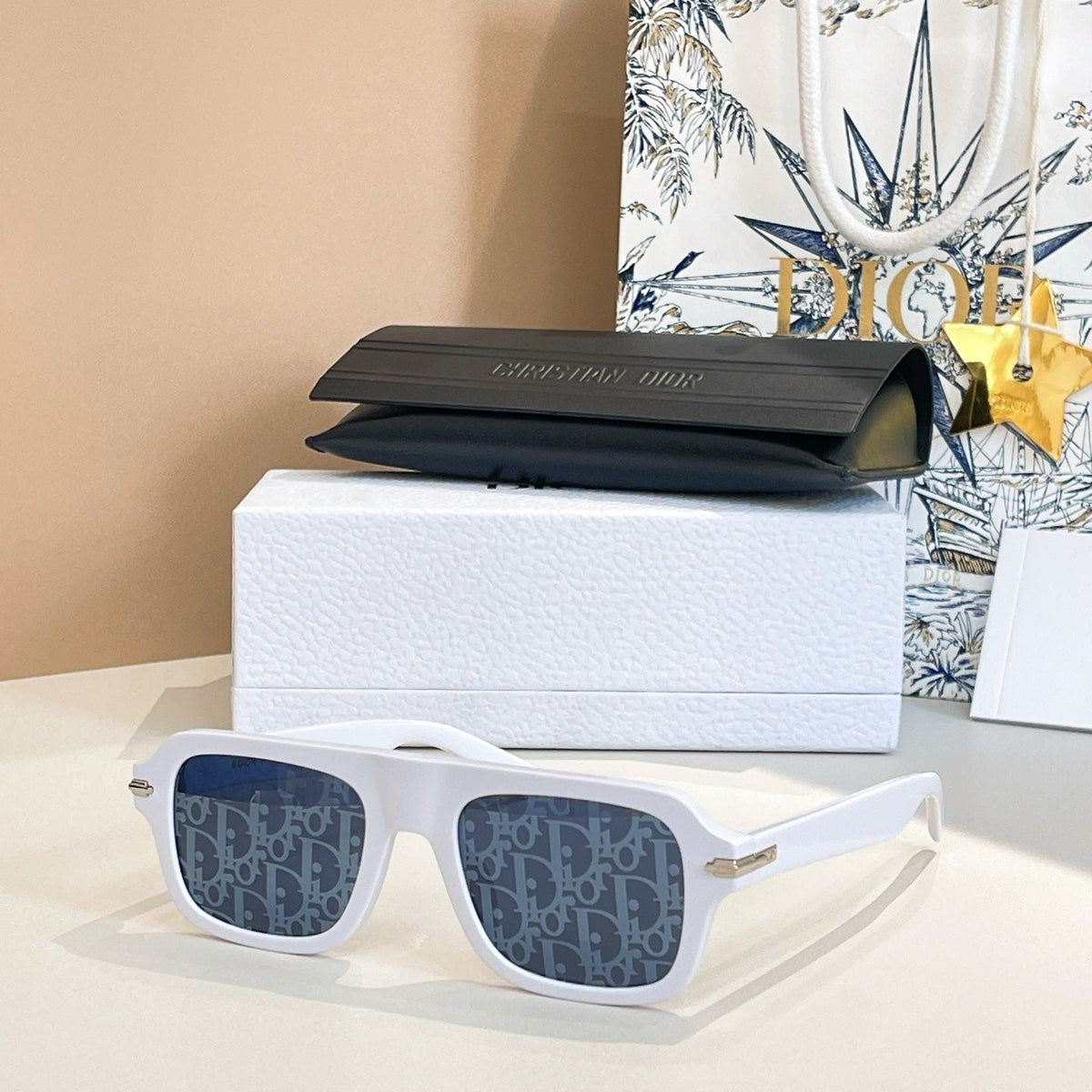 DIOR MONTAIGNE SUNGLASSES BLACKSUIT N2I IN ACETATE