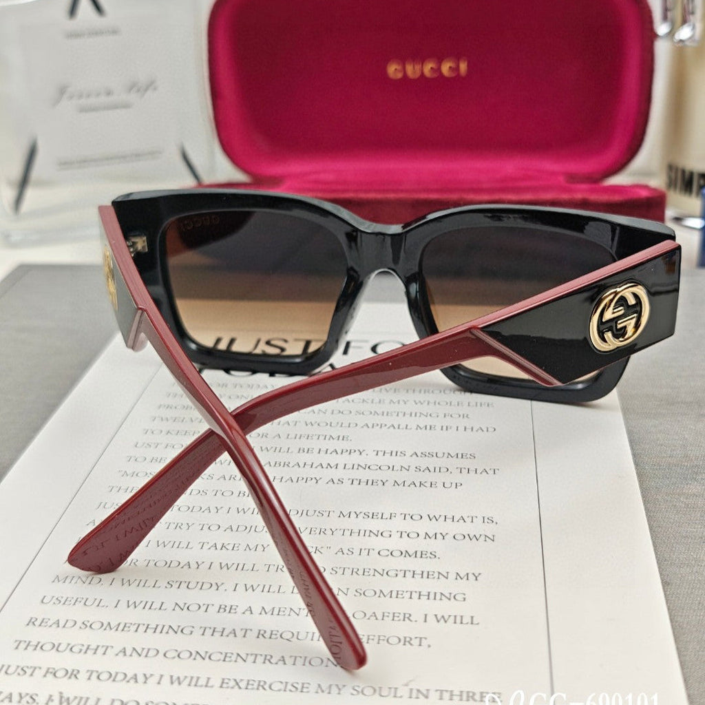 GUCCI SQUARE FRAME SUNGLASSES 69101 IN ACETATE