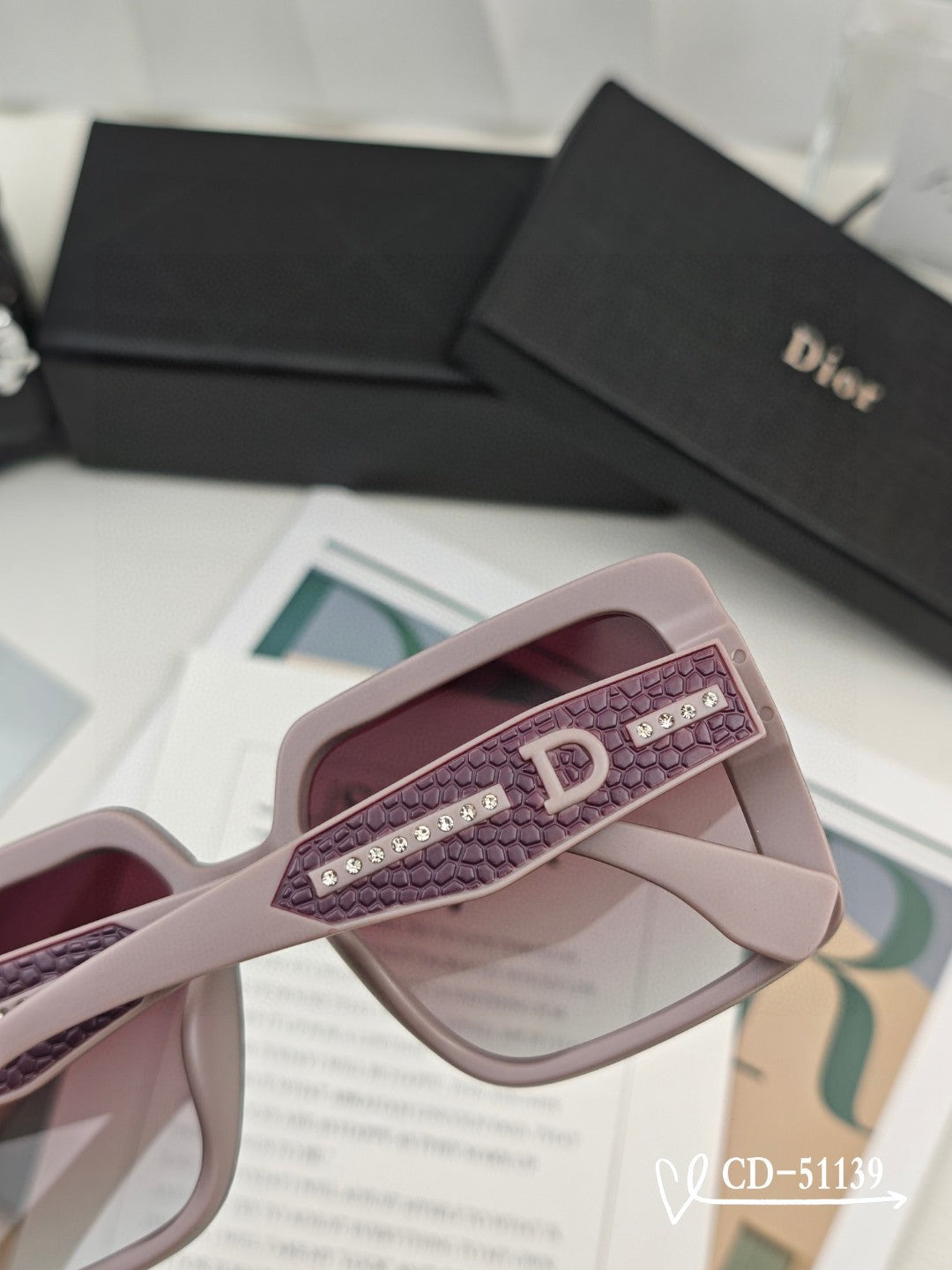 DIOR MONTAIGNE SUNGLASSES 51139 IN ACETATE