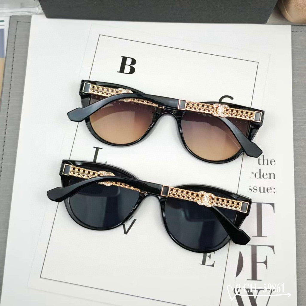 CHANEL CAT EYE SUNGLASSES 59861 IN ACETATE