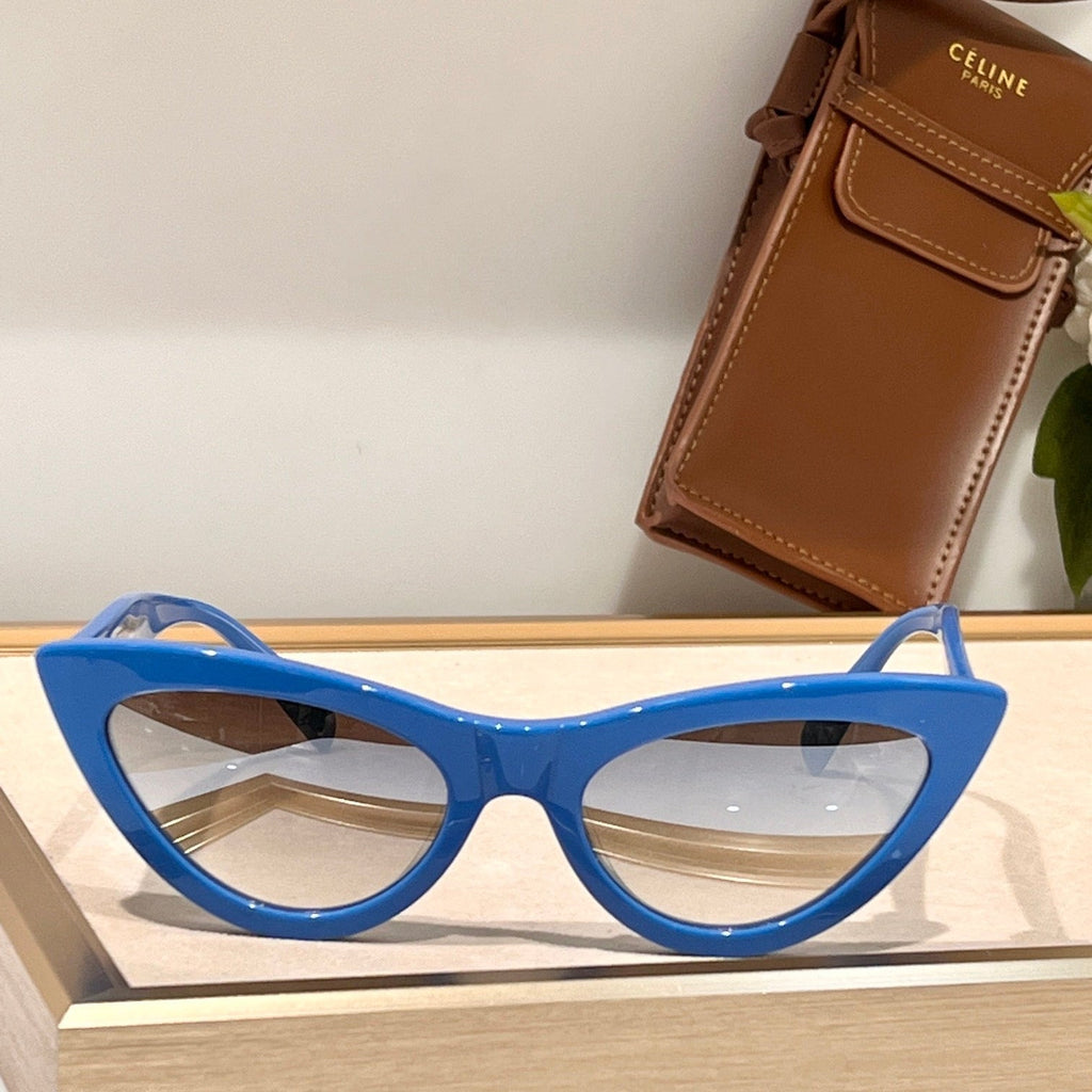 CELINE TRIOMPHE CAT EYE SUNGLASSES CL40019 IN ACETATE