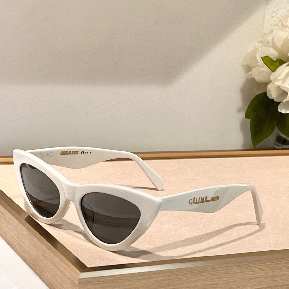 CELINE TRIOMPHE CAT EYE SUNGLASSES CL40019 IN ACETATE