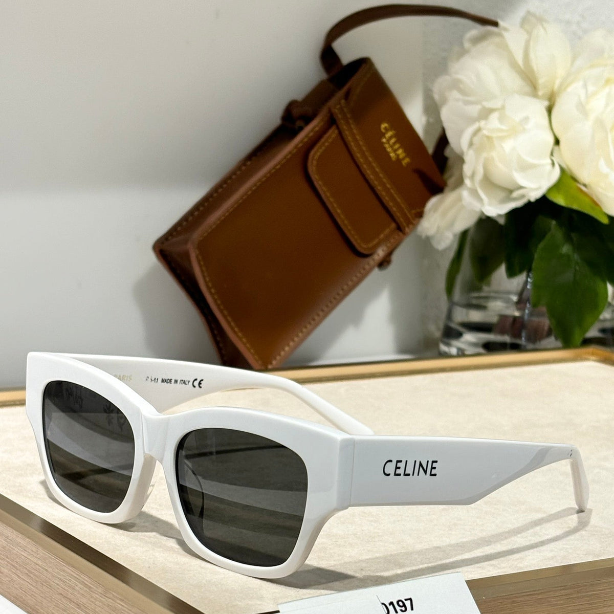 CELINE TRIOMPHE SUNGLASSES CL40197 IN PINK ACETATE