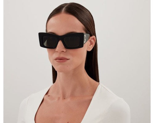 GUCCI RECTANGULAR FRAME SUNGLASSES GG1842S IN ACETATE