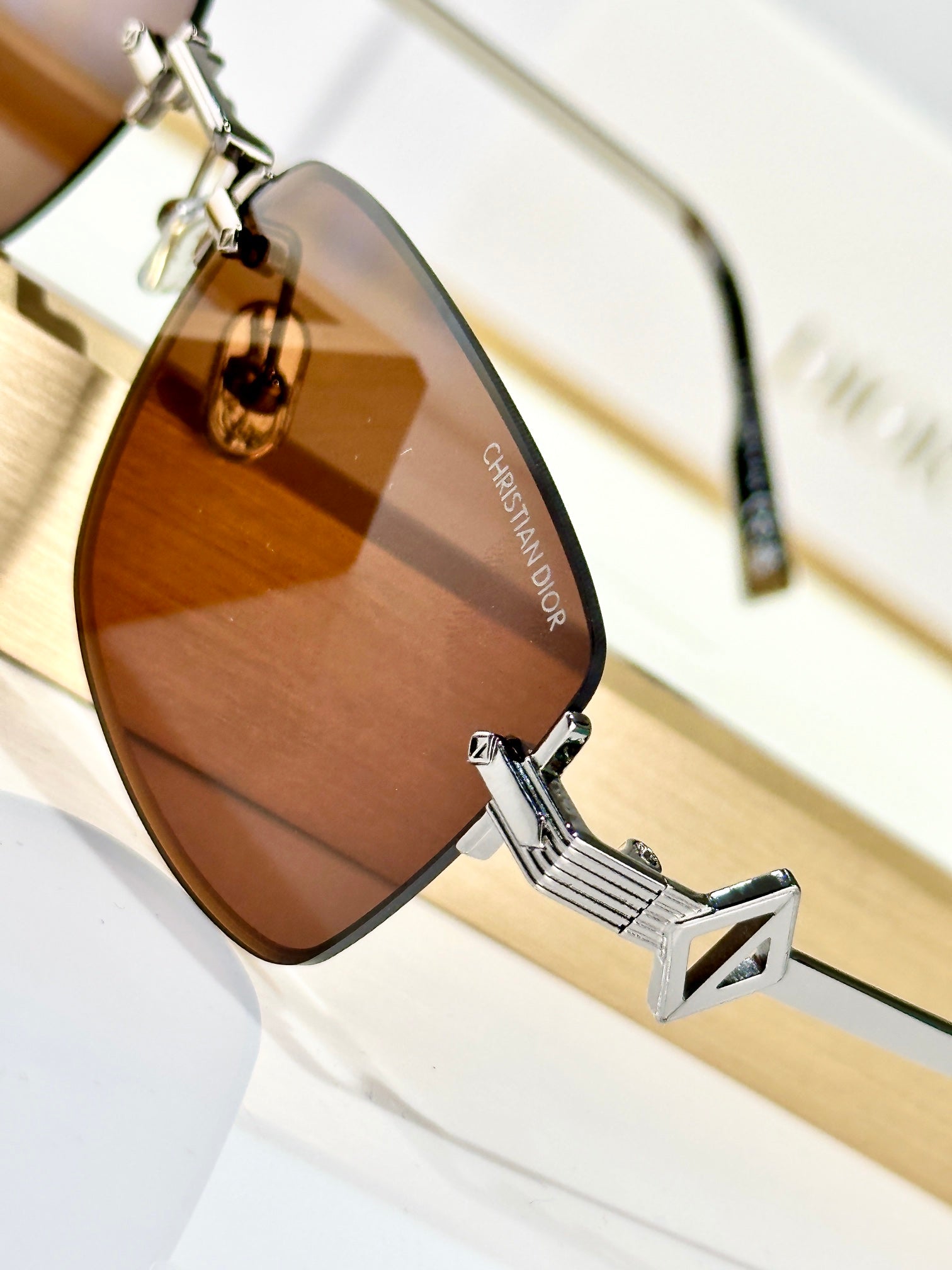 DIOR MONTAIGNE SUNGLASSES CD DIAMOND S11U IN METAL