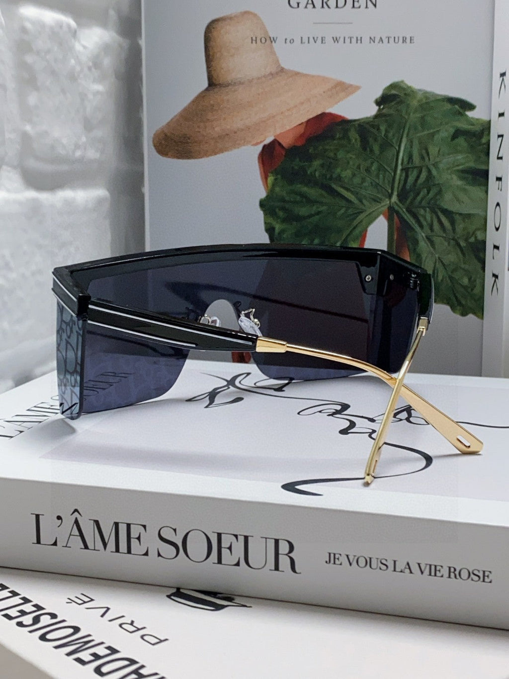 DIOR OBLIQUE SUNGLASSES CLUB M1U IN BLACK ACETATE
