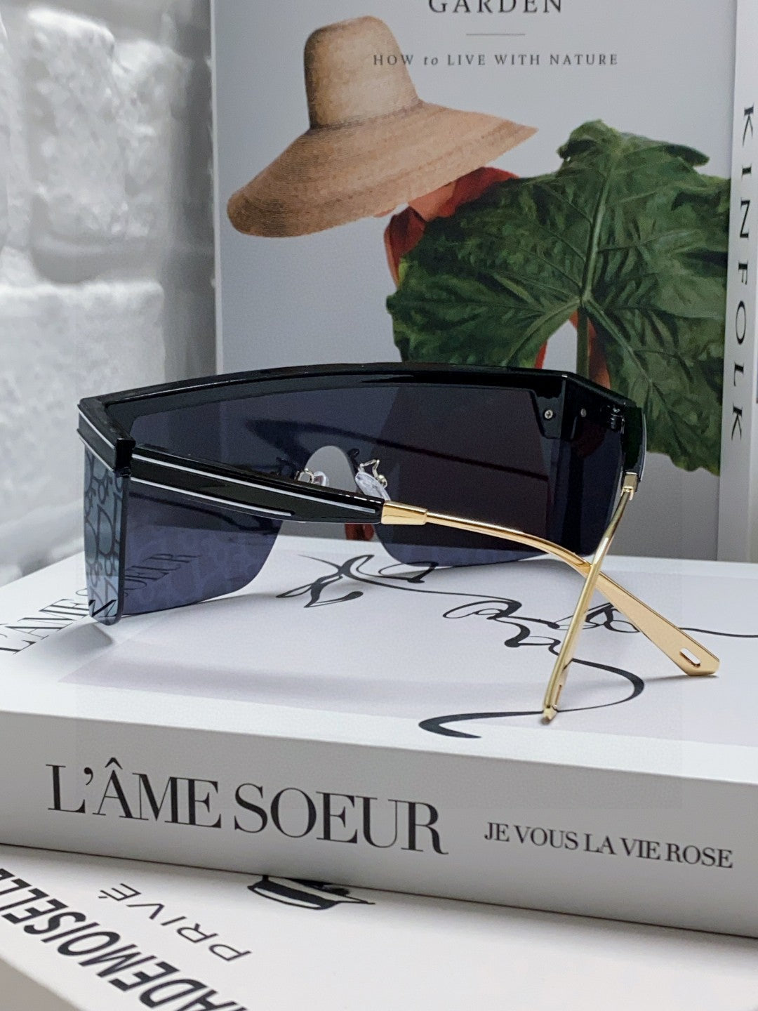 DIOR OBLIQUE SUNGLASSES CLUB M1U IN BLACK ACETATE