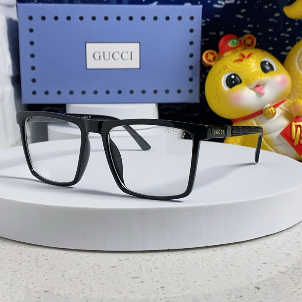 GUCCI RECTANGULAR FRAME SUNGLASSES 563257 IN ACETATE