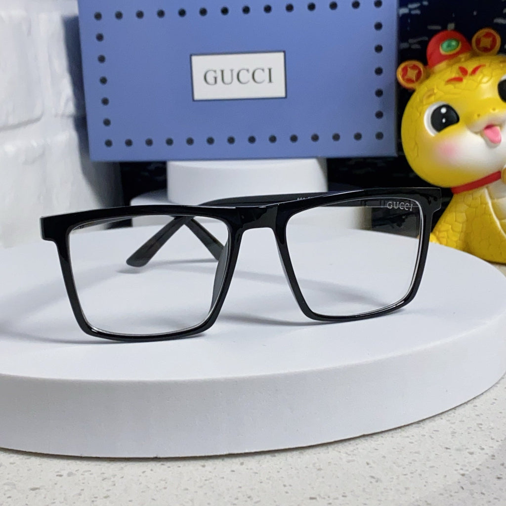 GUCCI RECTANGULAR FRAME SUNGLASSES 563257 IN ACETATE