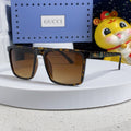 GUCCI RECTANGULAR FRAME SUNGLASSES 563259 IN ACETATE