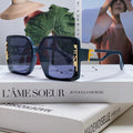 FENDI FF DIAMONDS SQUARE FRAME SUNGLASSES 575802 IN ACETATE