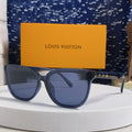 LOUIS VUITTON CAT EYE SUNGLASSES 571650 IN BLUE CLEAR ACETATE