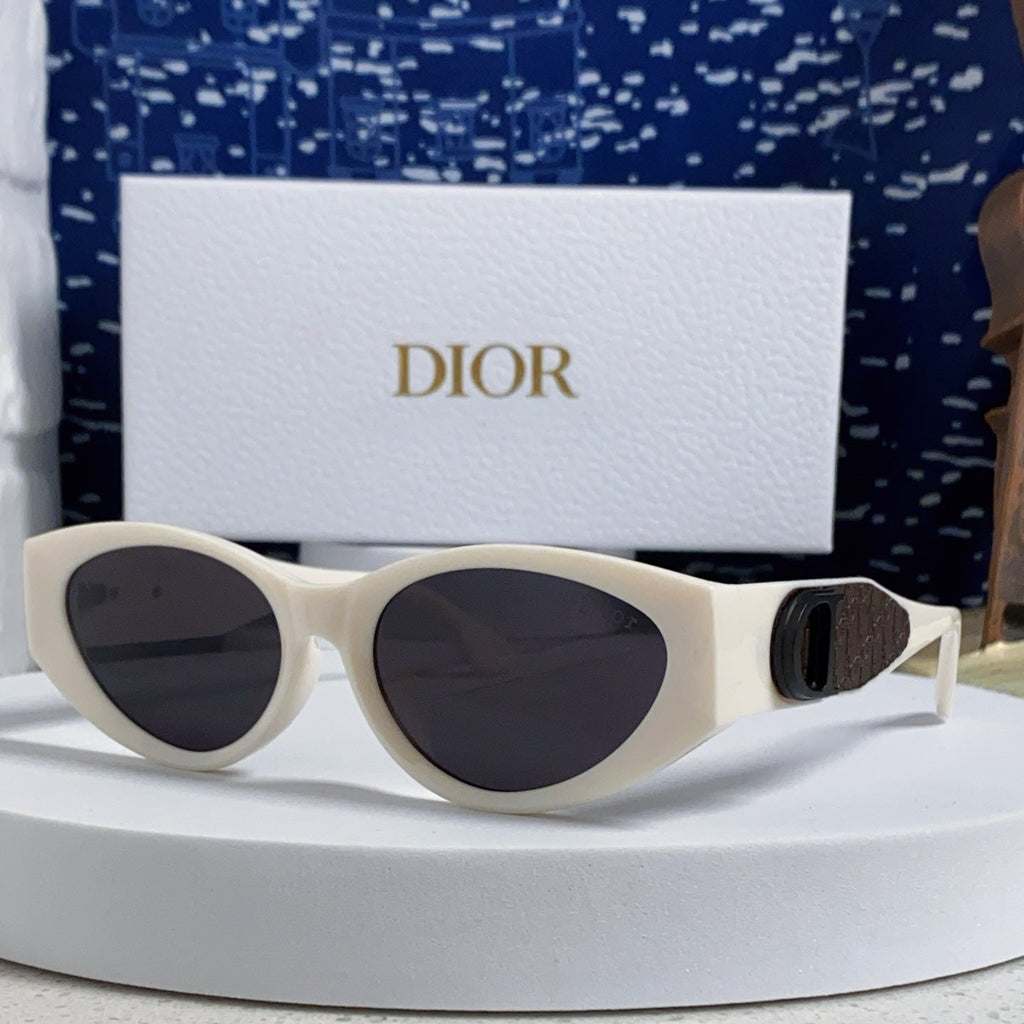 DIOR MONTAIGNE SUNGLASSES 578113 IN OFF WHITE ACETATE